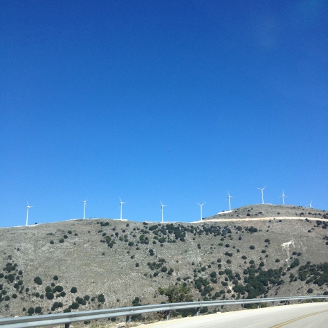 Wind farm in Kefalonia